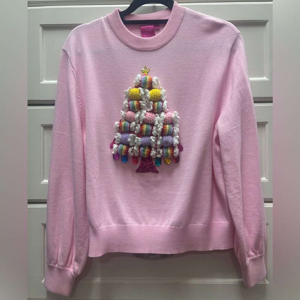 EUC Queen of Sparkles gumdrop sweater